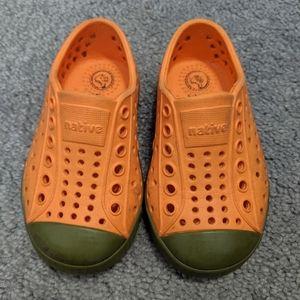 Native orange shoes